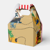 Pirate Treasure Kaart Verjaardagsfeest Favoriet Do Bedankdoosjes (Achterkant)