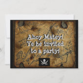 Pirate Treasure Map Haines Alaska Kaart (Voorkant)