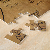 Pirate Treasure Map Legpuzzel (Zijkant)