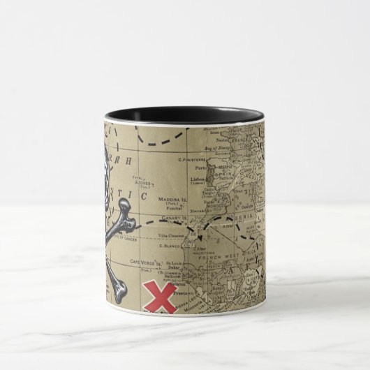 Pirate Treasure Map Mok (Midden)