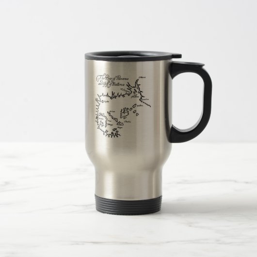 Pirate Treasure Map Travel Mug Reisbeker (Rechts)