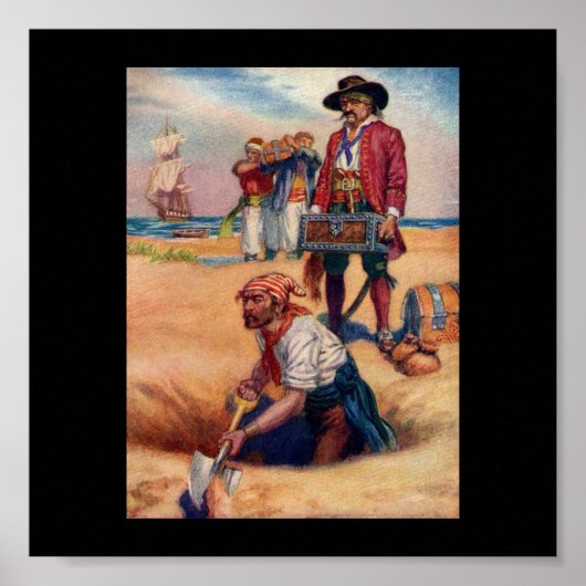 Pirate Treasure Poster (Voorkant)