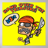 Pirate Treasure Poster (Voorkant)