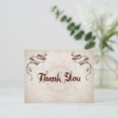 Pirate Treasure Wedding Bedankkaart (Staand voorkant)