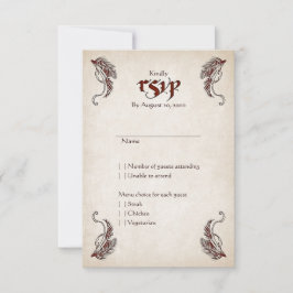 Pirate Treasure Wedding RSVP Kaartje