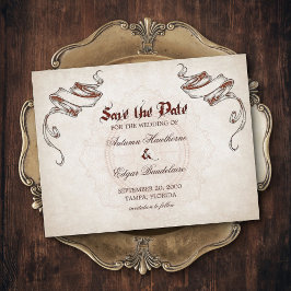 Pirate Treasure Wedding Save The Date