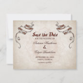 Pirate Treasure Wedding Save The Date (Voorkant)