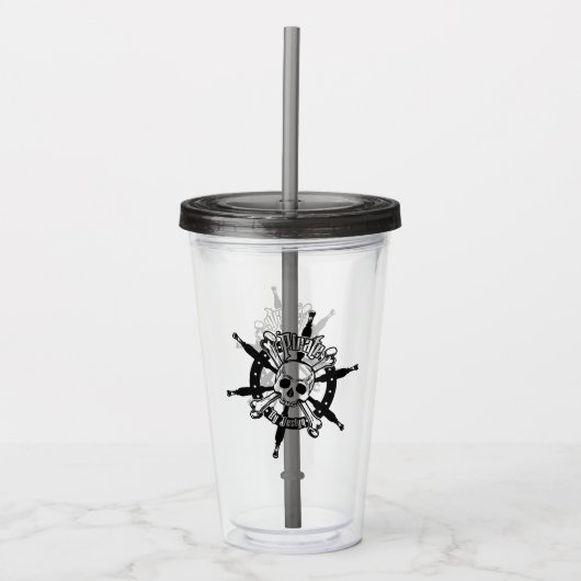Pirate Tumbler Acryl Drinkbeker (Voorkant)