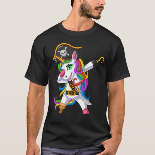 pirate unicorn t-shirt (Voorkant)