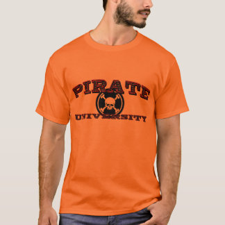 Pirate University Sinaasappel T T-shirt