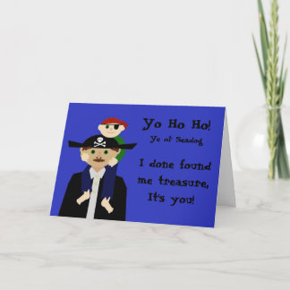 Pirate Vaderdag Kaart