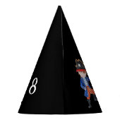 Pirate verjaardag thema feestschattenjacht feesthoedjes (Achterkant)