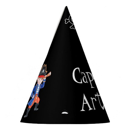 Pirate verjaardag thema feestschattenjacht feesthoedjes (Links)