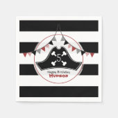 Pirate Verjaardags Servetten (Voorkant)