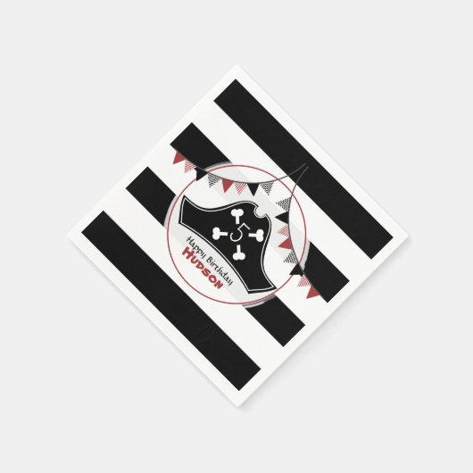 Pirate Verjaardags Servetten (Hoek)