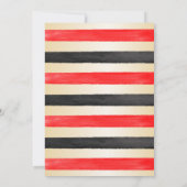 Pirate verjaardagsfeest kaart (Achterkant)