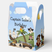 Pirate Verjaardagsfeestje Loot Goodie Favor Box Bedankdoosjes (Geopend)