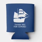 Pirate verjaardagsfeestje Zeilboot Dank u Blikjeskoeler (Achterkant)