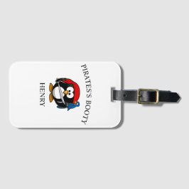 Pirate-verjaardagszak - Kinderverjaardagsfeestjes  Bagagelabel