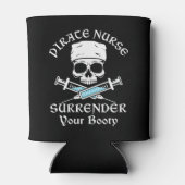 Pirate verpleegster geeft je boek over blikjeskoeler (Achterkant)