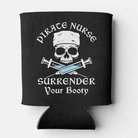 Pirate verpleegster geeft je boek over blikjeskoeler (Achterkant)