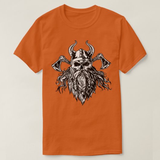 Pirate Viking skull Classic TShirt (Design voorkant)