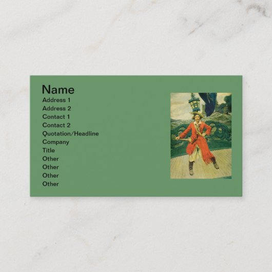 Pirate Visitekaartje (Voorkant)