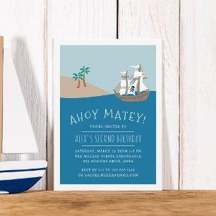 Pirate Voyage   Uitnodiging voor kinderen van Birt