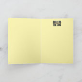 Pirate Walkin' the Dog Card Feestdagen Kaart (Binnen)