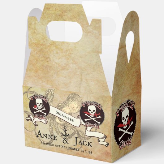 Pirate Wedding Bedankdoosjes (Open)