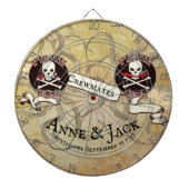 Pirate Wedding Dartbord (Voorkant)