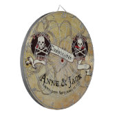 Pirate Wedding Dartbord (Voorkant Links)
