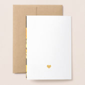 Pirate Wedding Gold Foil Passport Folie Kaart (Met envelop)
