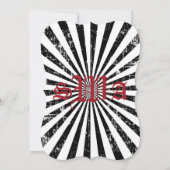 Pirate Wedding Gothic Roos Vrijgezellenfeest Kaart (Achterkant)