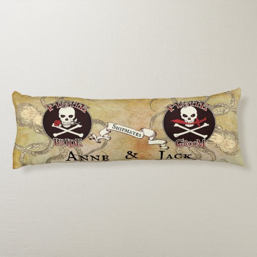 Pirate Wedding Lichaamskussen (Achterkant)