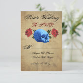 Pirate Wedding R.S.V.P. RSVP Kaartje (Staand voorkant)