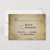 Pirate Wedding RSVP-reactiekaart RSVP Kaartje (Achterkant)