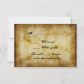 Pirate Wedding RSVP-reactiekaart RSVP Kaartje (Achterkant)