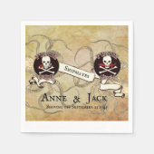 Pirate Wedding Servet (Voorkant)