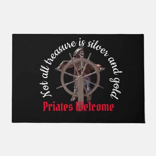 Pirate Welcome Doormat Deurmat (Voorkant)