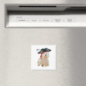 Pirate Westie Magneet (Insitu (Vaatwasser))