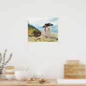 Pirate Westie Poster (Keuken)