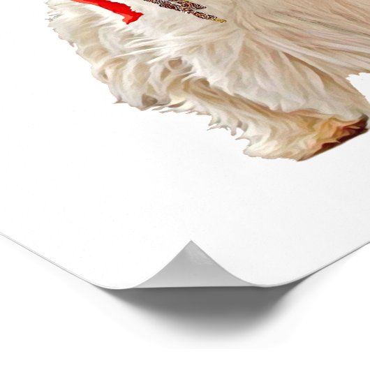 Pirate Westie Poster (Hoek)