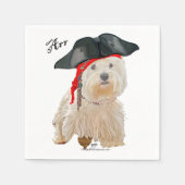 Pirate Westie Servet (Voorkant)