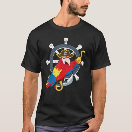 Pirate Whisperer Eye Patch Sailing Ocean Pirate Lo T-shirt (Voorkant)