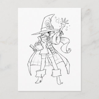 Pirate Witch Briefkaart