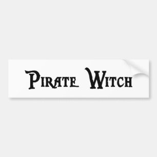 Pirate Witch Bumpersticker