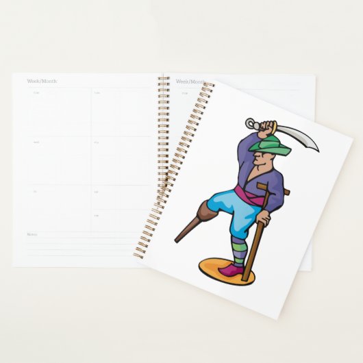 Pirate with Peg Leg and Sword Planner (Display)