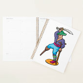 Pirate with Peg Leg and Sword Planner