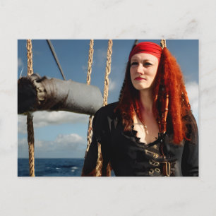 Pirate Woman Briefkaart